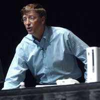 BILL GATES AT COLUMBIA UNIVERSITY NY